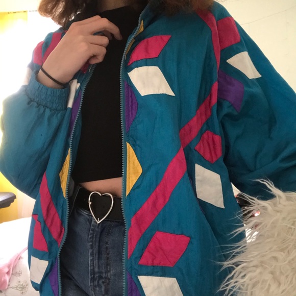 Jackets & Blazers - retro windbreaker